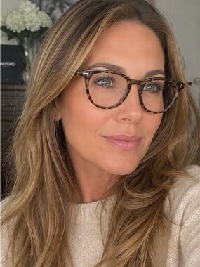 Tom Ford Tortoiseshell Round Glasses - Brown